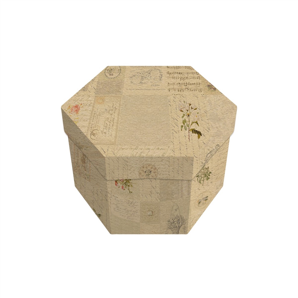 gift box for him┅ Papemelroti Botanical Hexagon Gift Box | Shopee ...