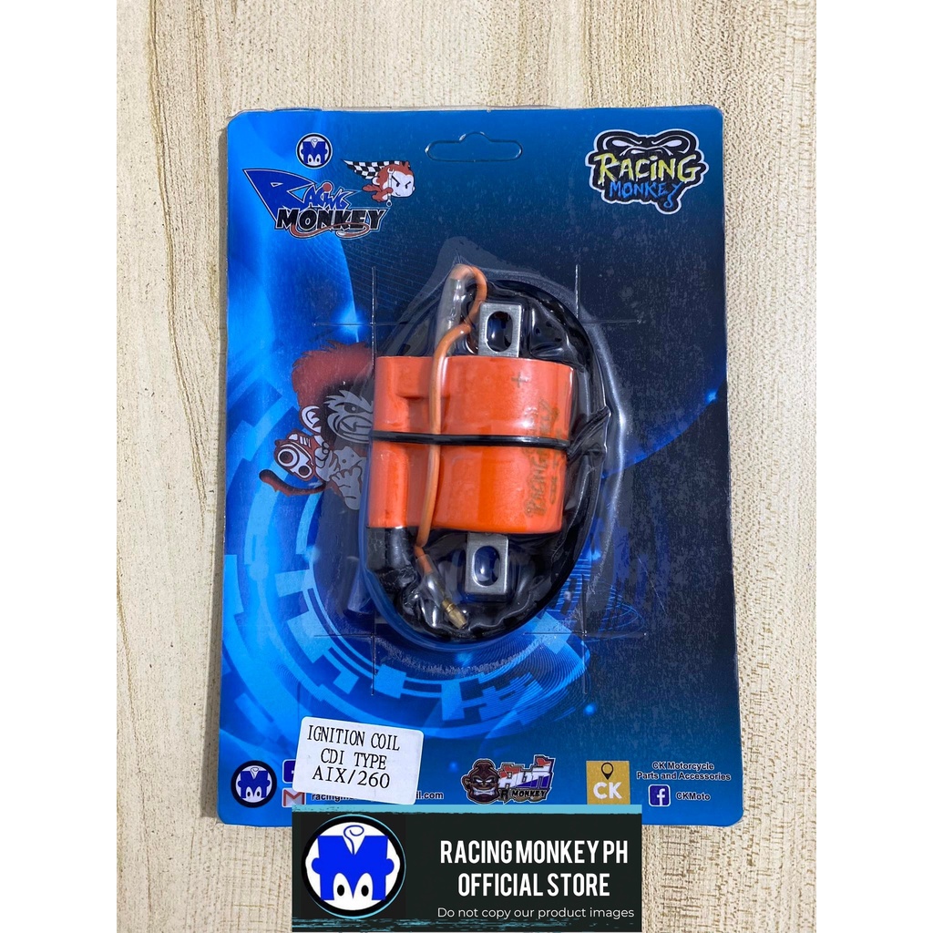 Racing Ignition Coil CDI/Carb Type (UNIVERSAL) Racing Monkey Shopee