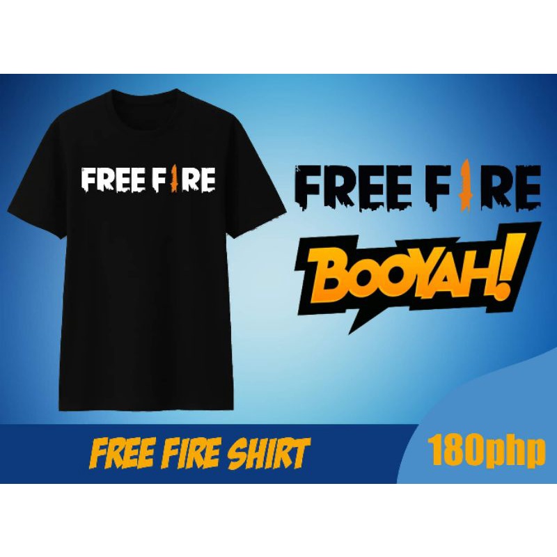 Free Fire Booyah T Shirt Design | Shopee Philippines