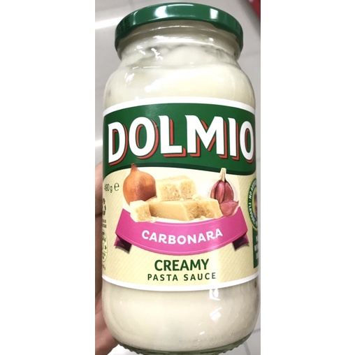 Dolmio Carbonara Creamy Pasta Sauce 490g Shopee Philippines