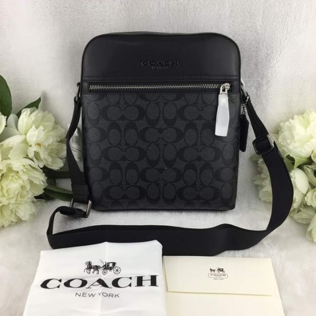 Coach men's flight sales crossbody bag