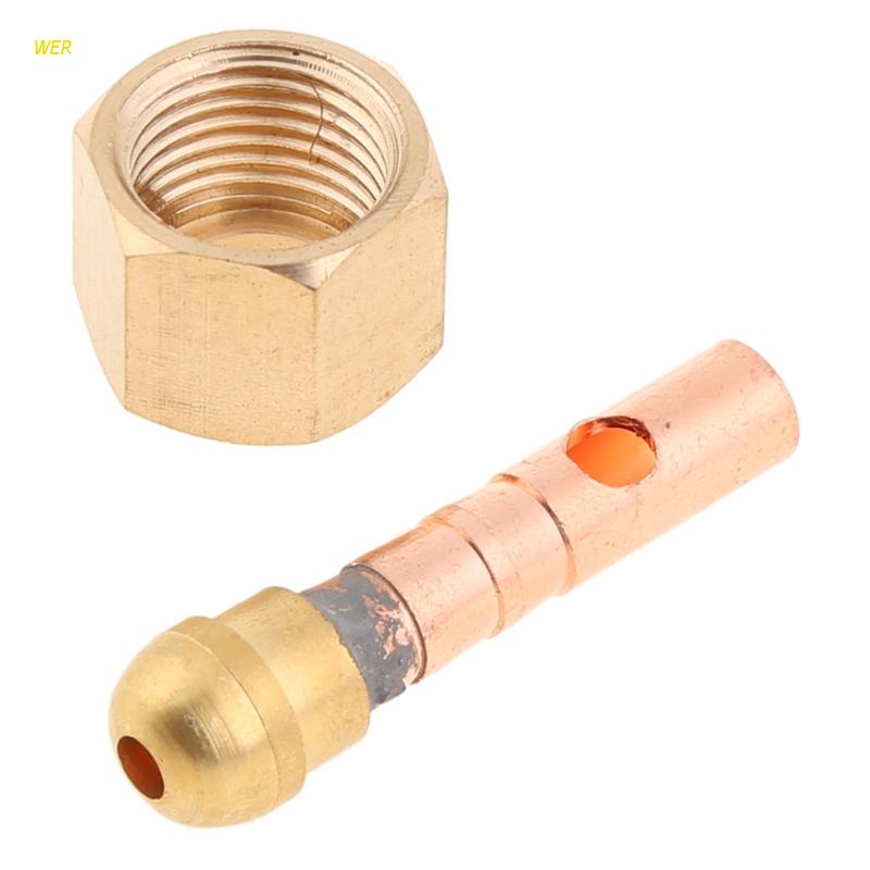 WER Copper M16x1.5 TIG Welding Plasma Cutting Torch Cable Connector Gas