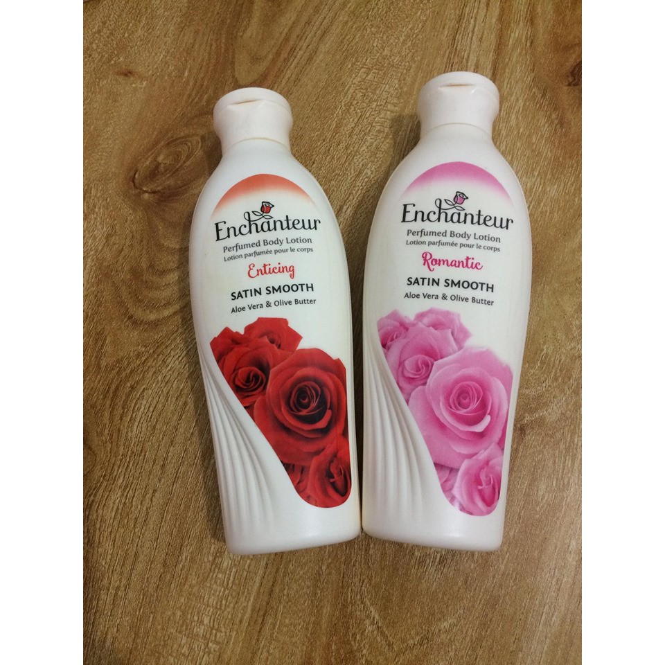 Original Enchanteur Perfumed Body Lotion Satin Smooth 250mL (Romantic ...