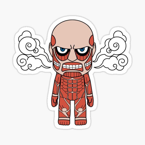 Anime Stickers / Attack on Titan Anime Sticker Collection / Laminated