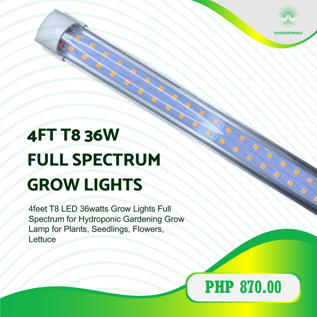 Full Spectrum Grow Light T8 Led 4ft