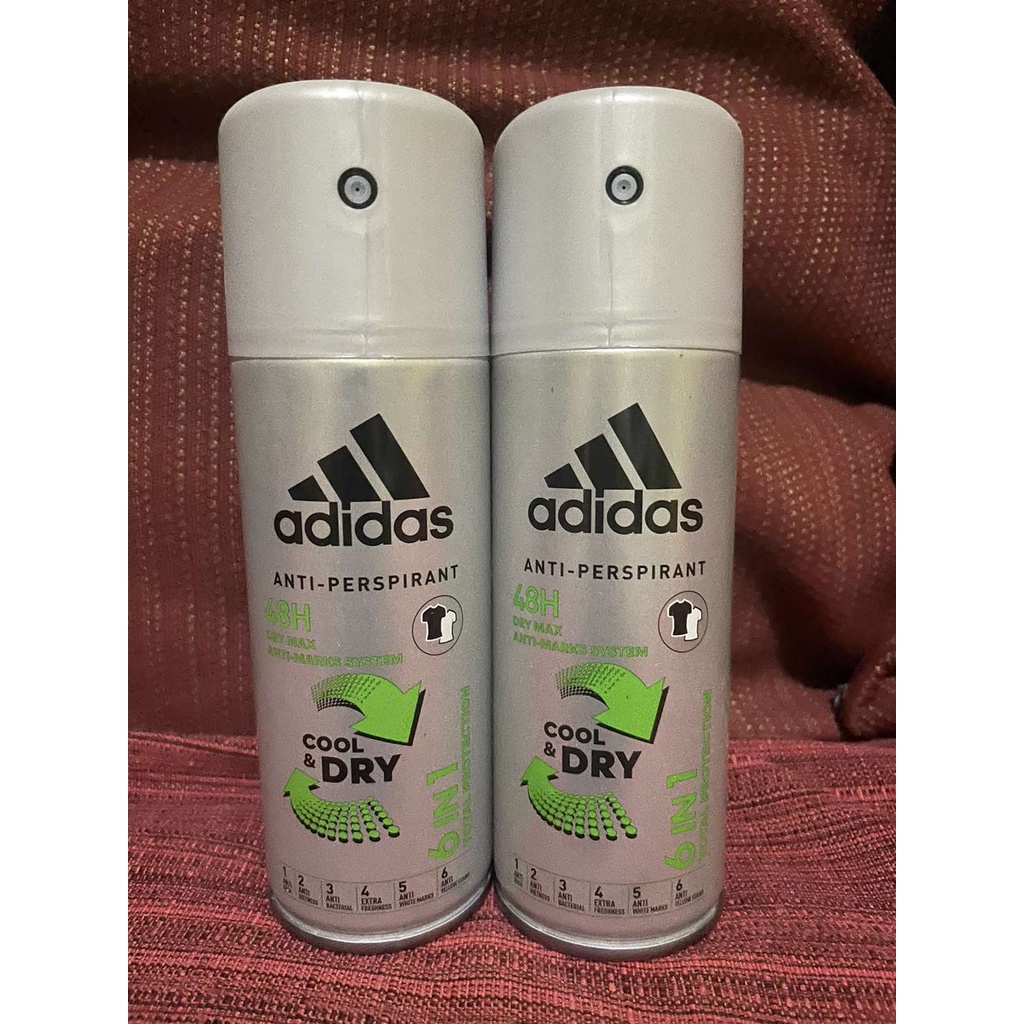 AUTHENTIC ADIDAS DEO BODY SPRAY 150ml (Made in Spain/Poland) Shopee