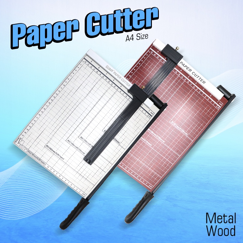 1Pcs A4 Size QUAFF Paper Cutter Wood / Metal Base with Paper Adjuster