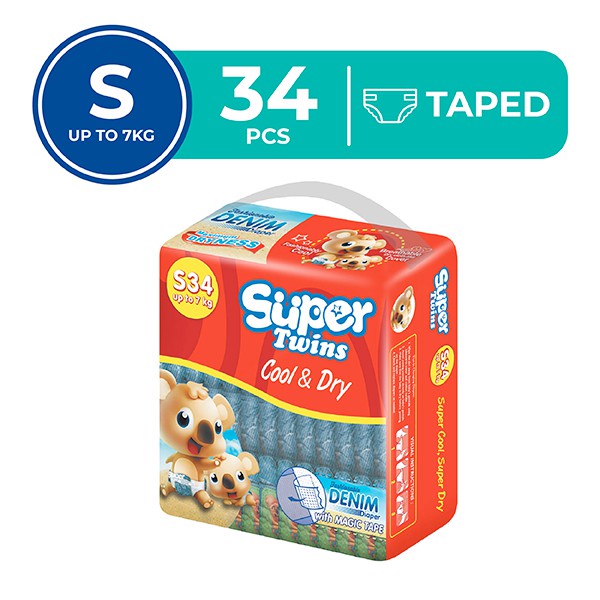 Super Twins Baby Pants XXL, 38s, Baby Diapers