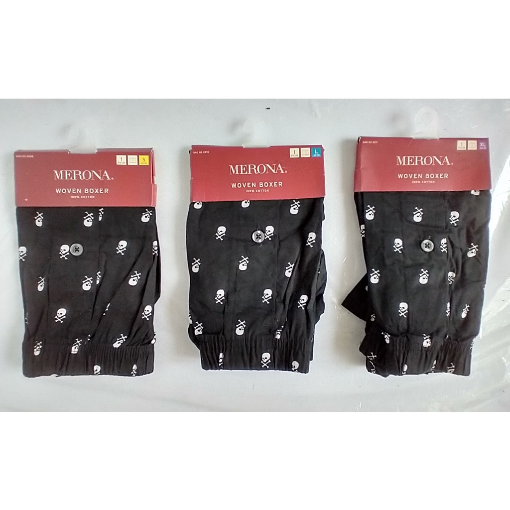 Merona Boxer Shorts Boxers Poplin S M L Assorted Designs NewUSA