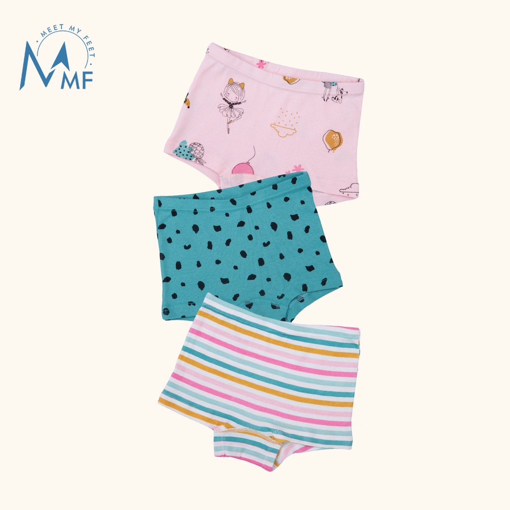 Meet My Feet Move Caitlyn Boyshorts Underwear for Girls Shopee