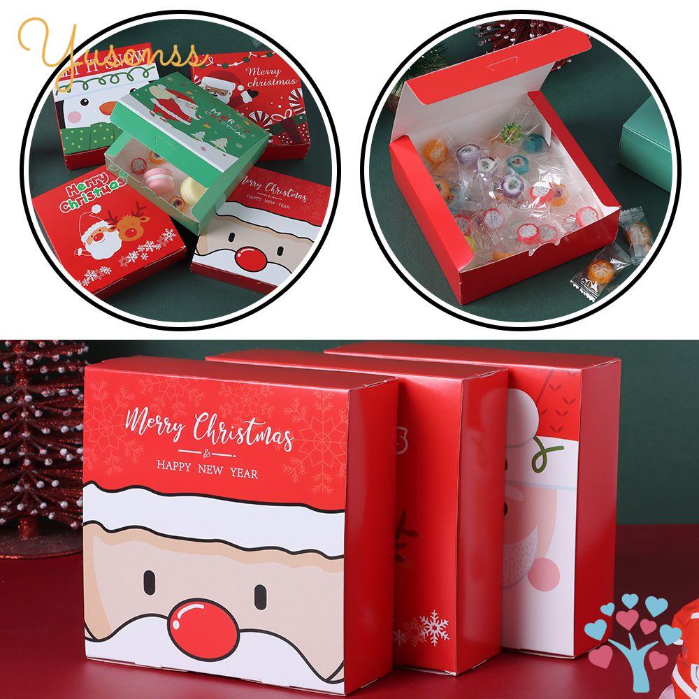 YUSENSS Christmas Gift Boxes Gifts Packaging Cookie Box Deer Merry