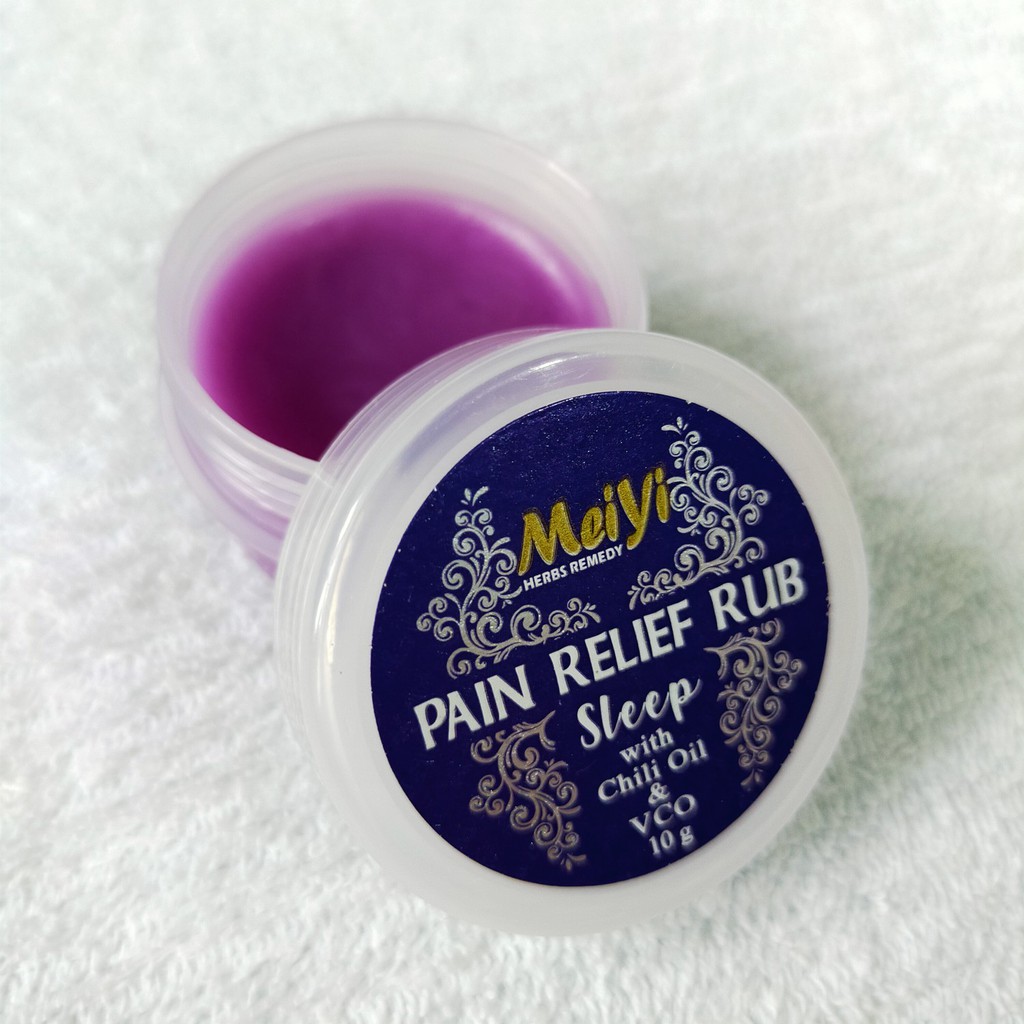 Meiyi Pain Relief Rub (10gsmall) Shopee Philippines