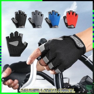 Half Sports Gloves Fitness Cycling Men Antiskid Finger Bike Gloves Women  Punk Gloves Half Finger Mittens