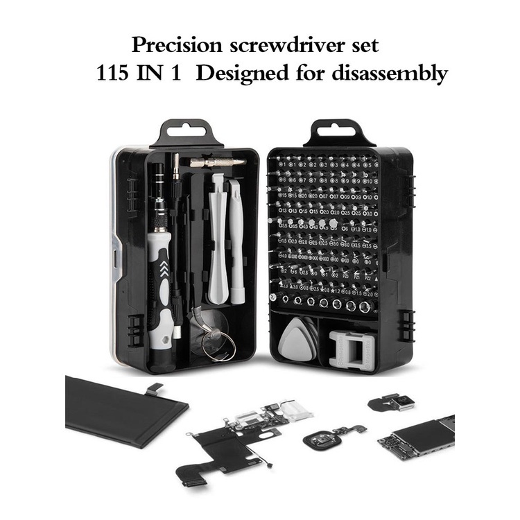 115 in 1 Screwdriver Set hand tools Mini Multi screwdriver