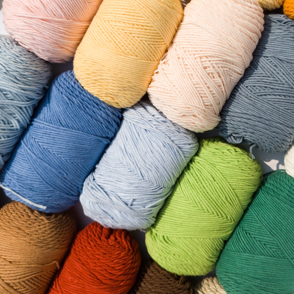 Rainbow Cotton Yarn CottonAcrylic Blend Yarn (55 Acrylic, 45 Cotton) 5ply DK (100g) Shopee