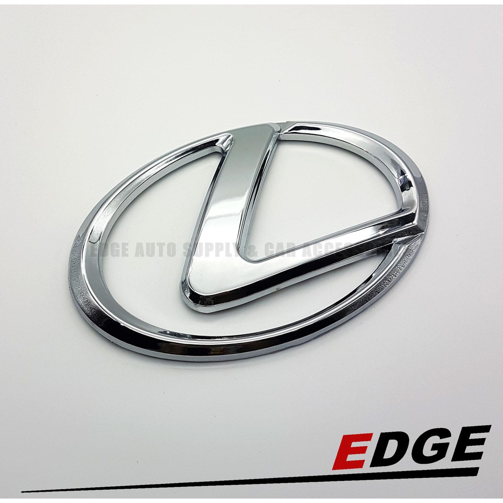 Emblem Lexus Logo Chrome // toyota adhesive ready sticker name