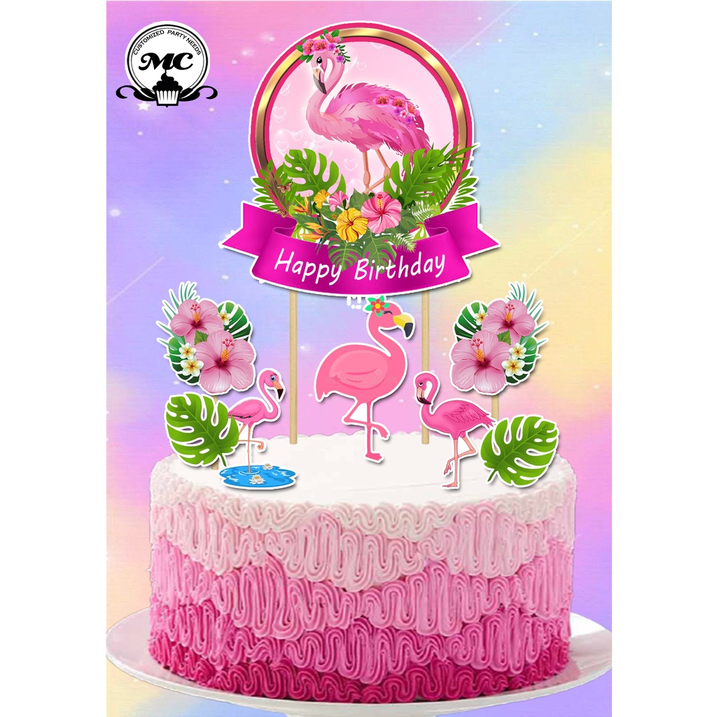 Free Printable Flamingo Cake Topper - Free Templates 2024