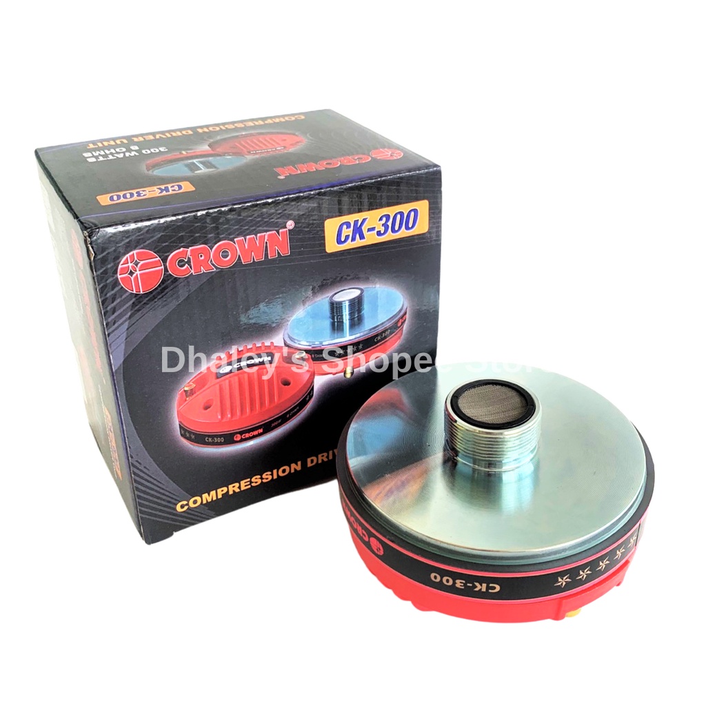 1pc. Crown CK-300 Compression Driver Unit 300watts 8ohms Tweeter Driver ...