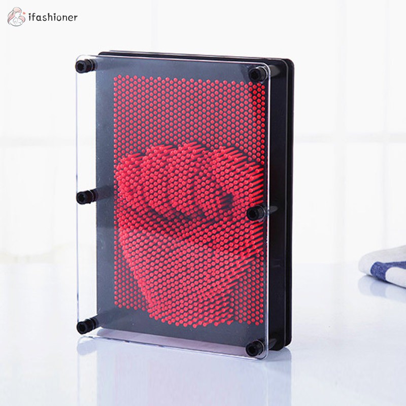 3D Clone Shape Pin Art Toy Sculpture Creative Changeable Pinscreen ...