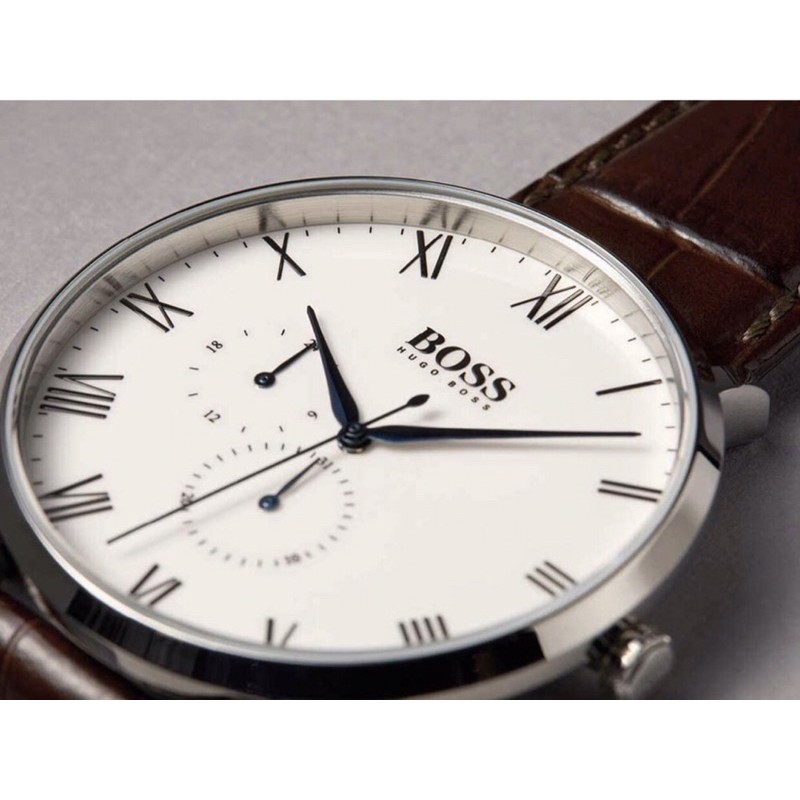 Authentic HUGO BOSS William Brown Leather Watch Shopee Philippines