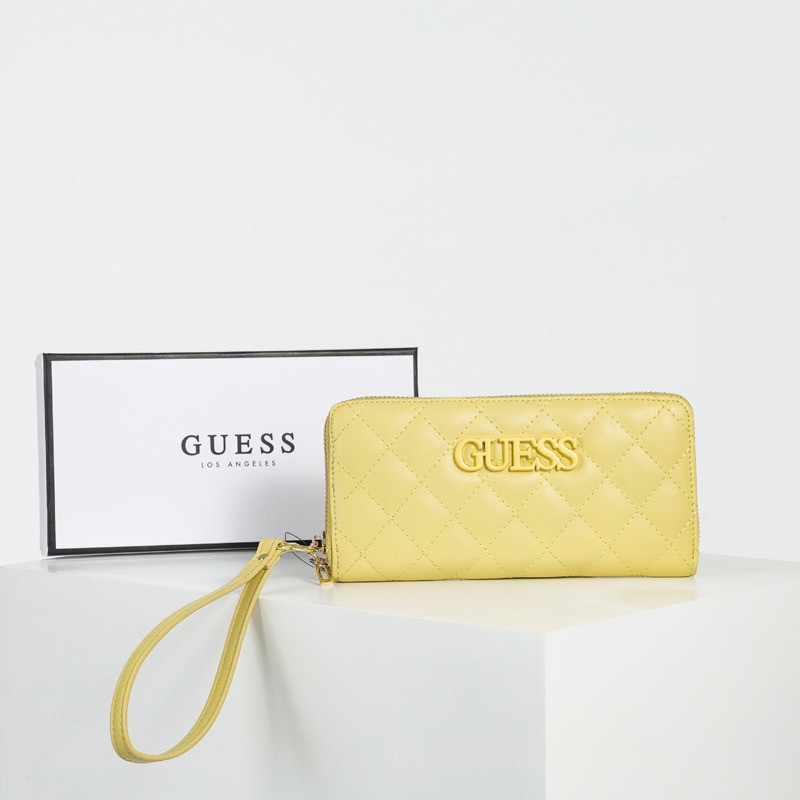 Guess wallet sale yellow