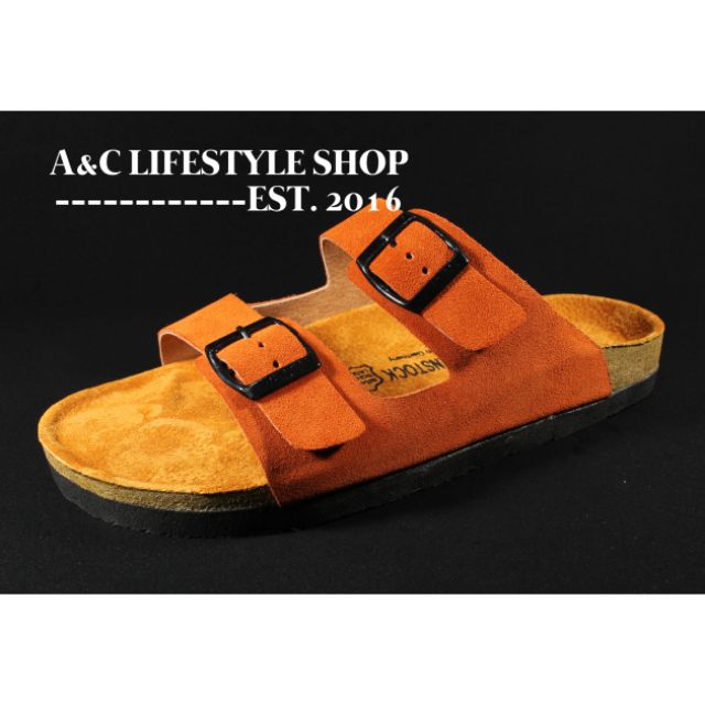 Genuine leather birkenstocks hot sale