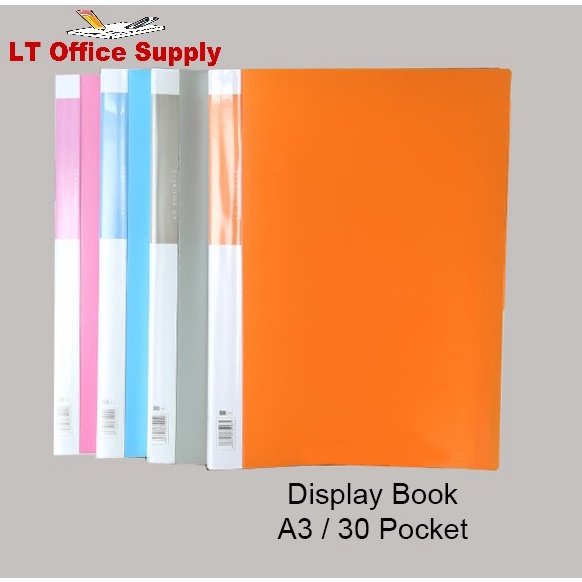 Office data display book plastic file folder with pocket Clear book ...