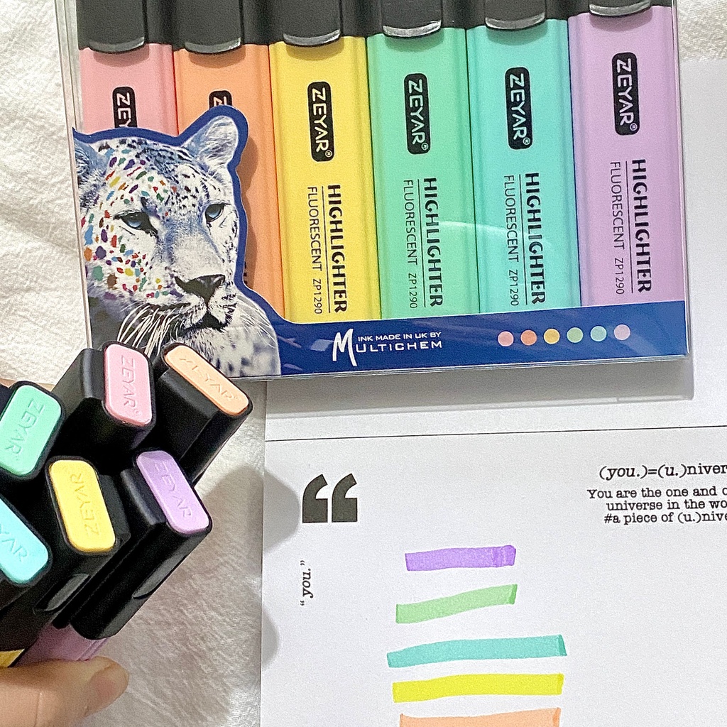 Ohaya 6pcs/set Highlighter Pens Macaron/morandi/candy color Manga ...