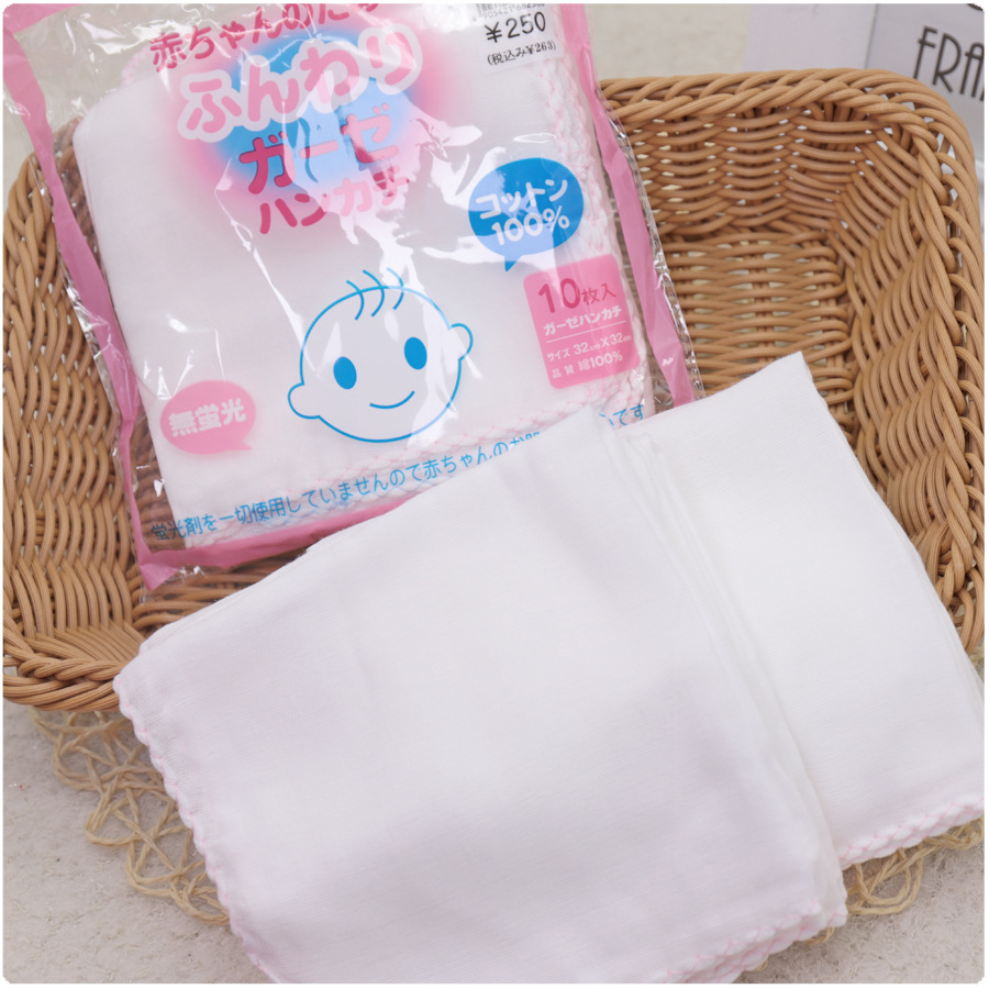 10pcs Soft and Versatile Baby Wash Cloth Muslin Drool Cloth - Multi ...