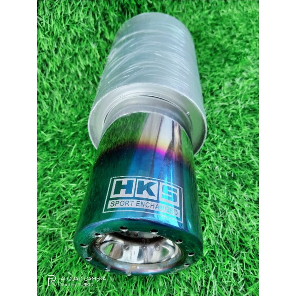 Hks Gronel BLUE Racing CAR EXhaust Muffler Hks Gronel BLUE Muffler