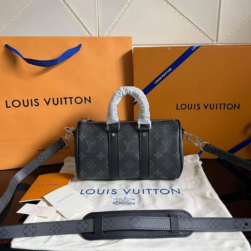 Louis Vuitton Reverse Monogram Eclipse Keepall Xs Black