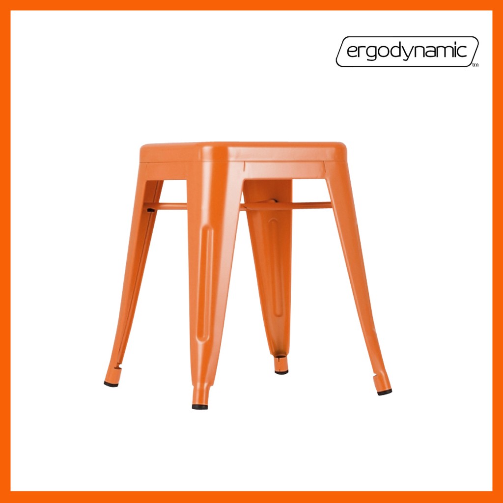 Sumo TLX45 All Steel Tolix Stool, Powder Coated Steel Frame, Solid ...