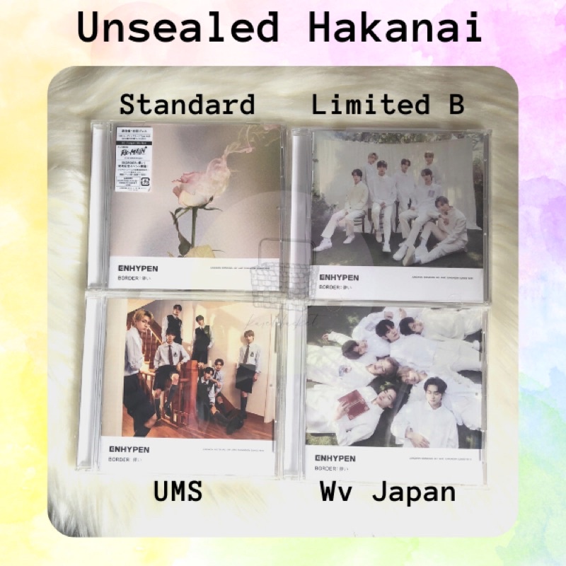 [ONHAND] Unsealed Enhypen Border : Hakanai Album SET (Standard, Limited ...