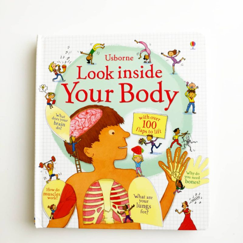USBORNE FLAP BOOK LOOK INSIDE YOUR BODY | Shopee Philippines