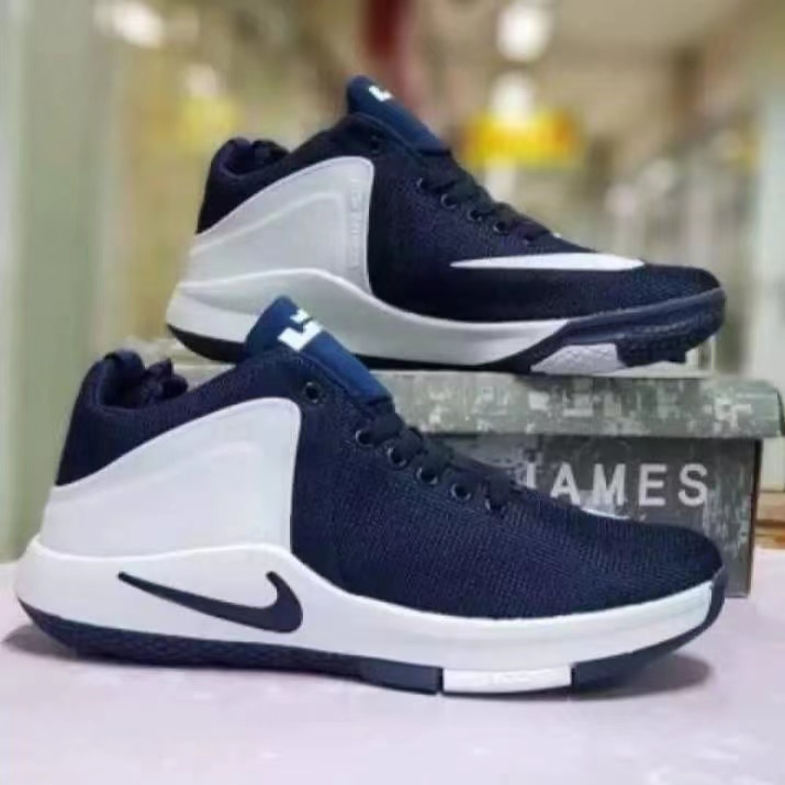 Lebron james best sale shoes navy blue