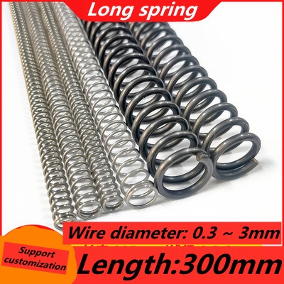 Long spring wire diameter 1.6mm outer diameter 8-30mm length 300~500mm ...