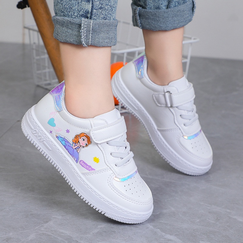 Kids Girl Casual Shoes low top casual comfortable sports breathable cute white shoes Shopee Philippines