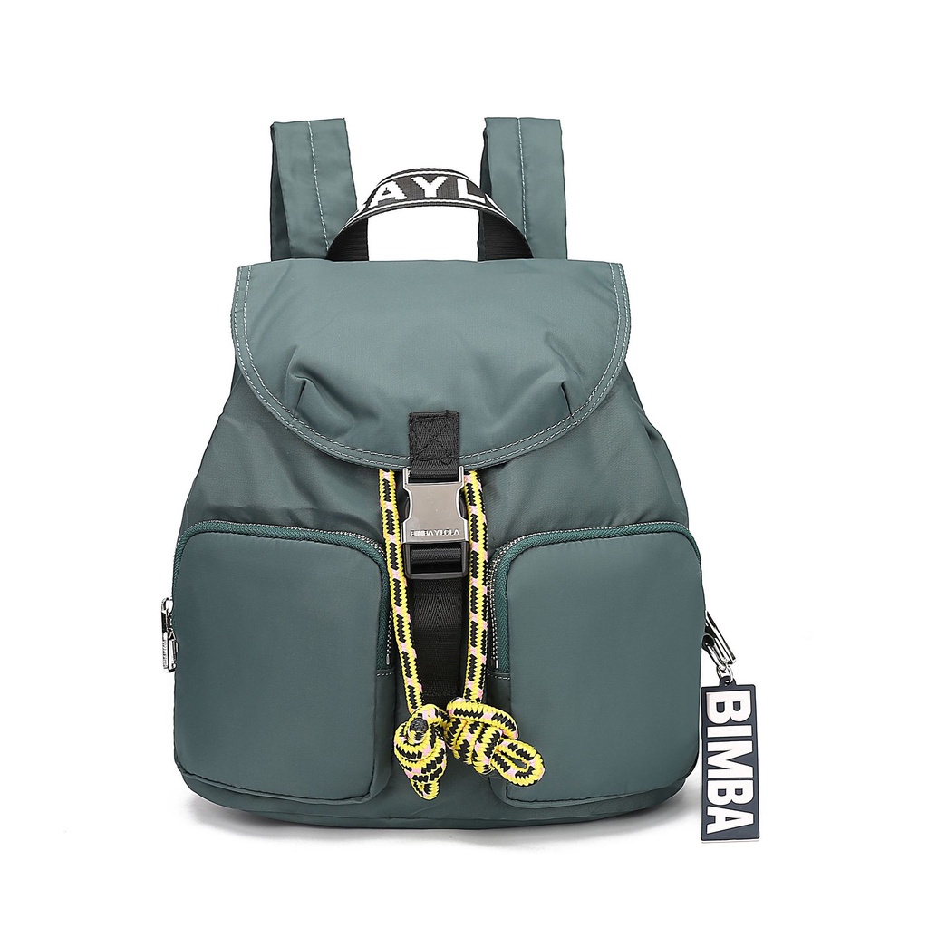 Spanish BIMBA Y LOLA roller bag new waterproof solid color drawstring