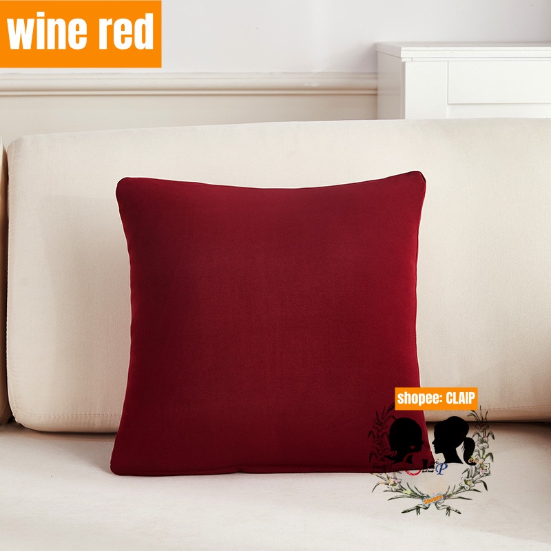 Cushion Cover plain Cushion Cover Soft Square Throw Pillow Case Fluffy