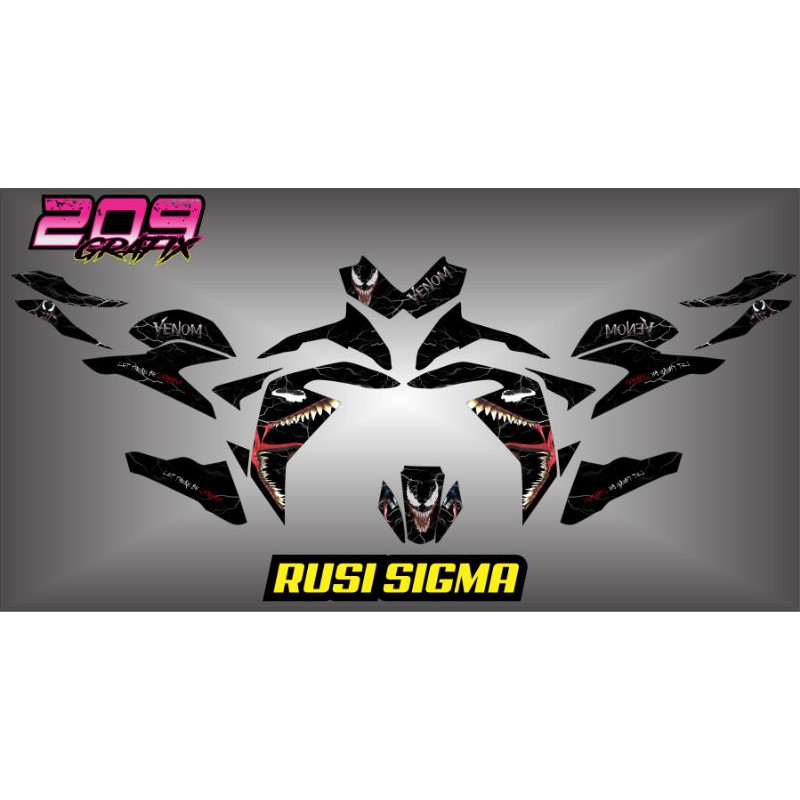 Rusi Sigma Full Body Decals Shopee Philippines