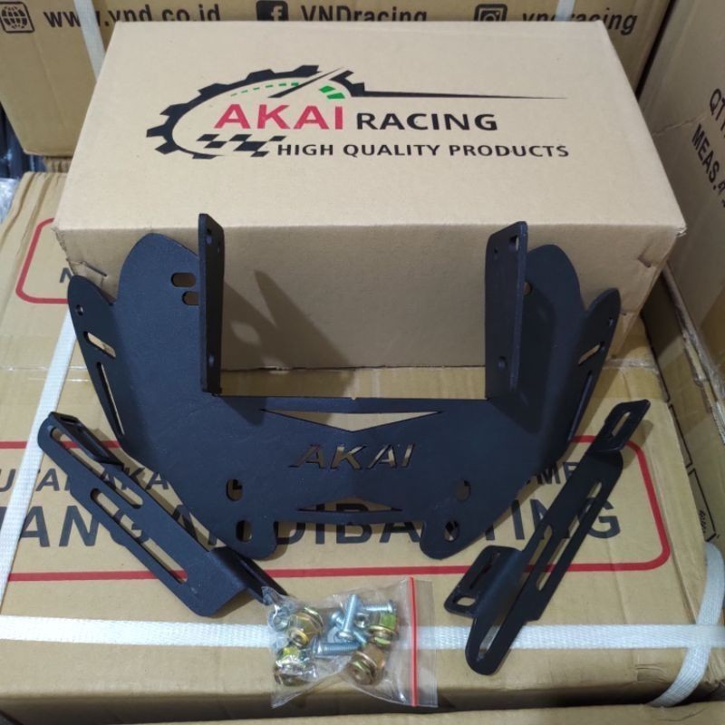 Breket/ Bracket Serpo Nmax Old,Nmax New Akai Racing New Full Set Bracket+Bracket Windshield KING