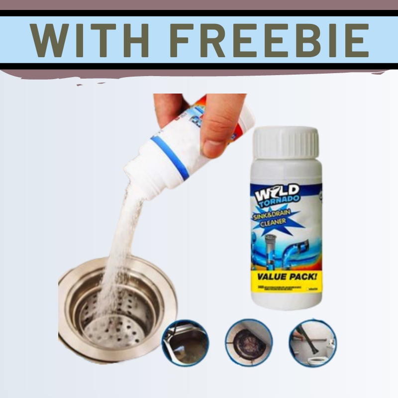 Wild Tornado Drain Cleaner Powerful Sink & Sink and Drain Cleaner