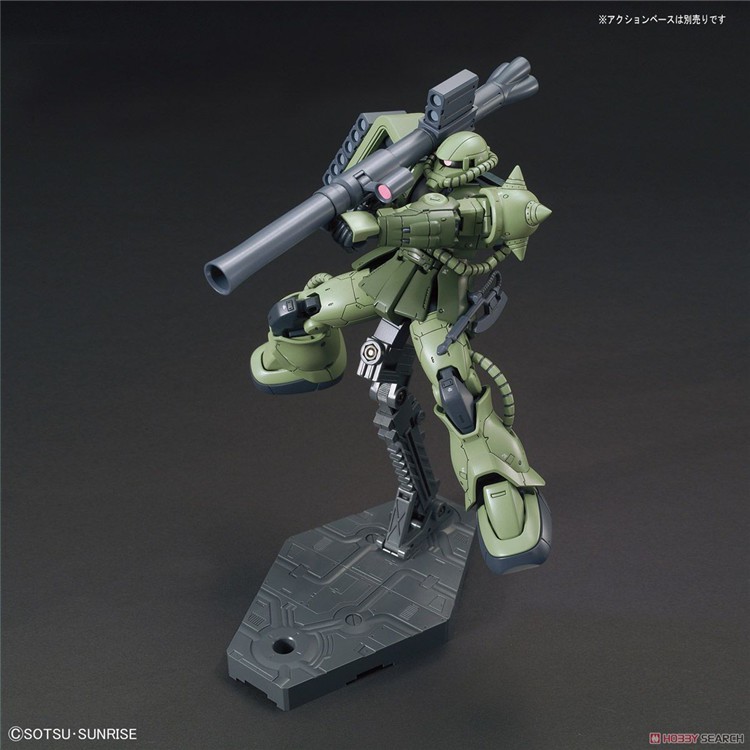 Gundam HG 1/144 The Origin MS-06C ZAKU II TYPE C/TYPE C-5 | Shopee ...