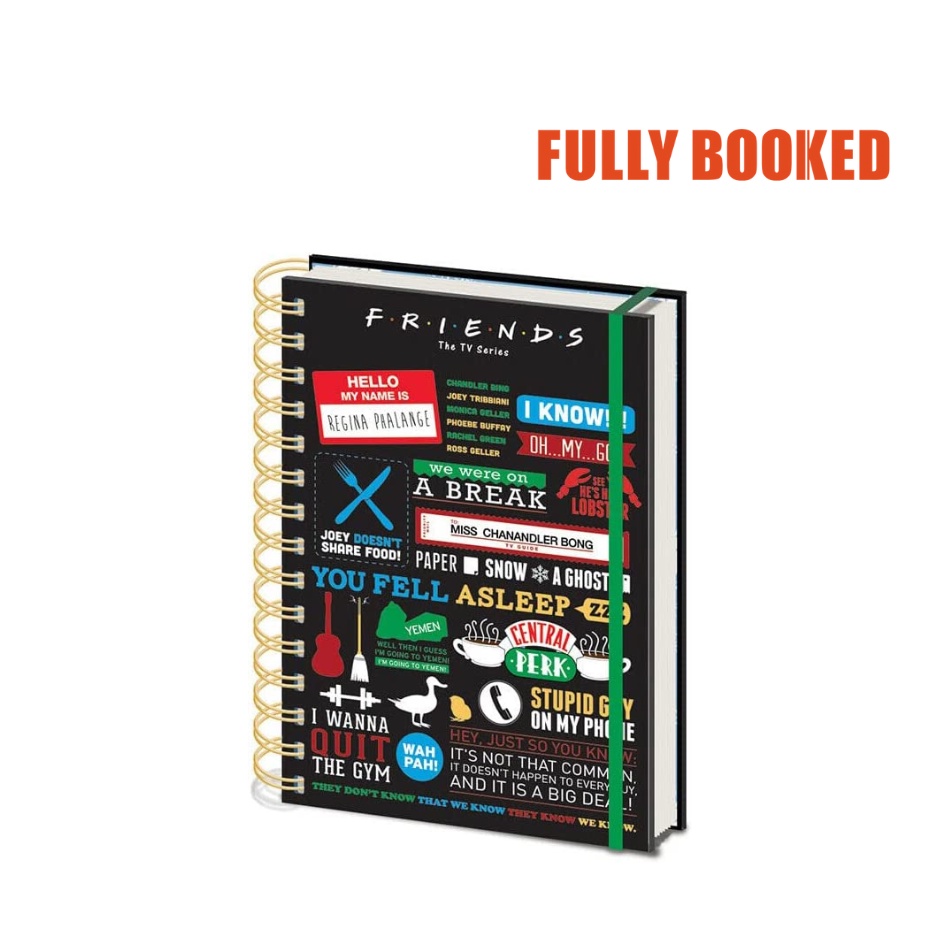 Friends Infographic A5 Wiro Notebook | Shopee Philippines