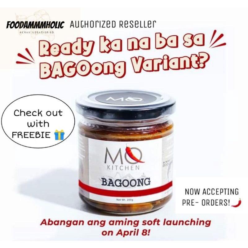 COD+ FREEBIE!! NOW AVAILABLE ON HAND! MQ Kitchen Chili Garlic Bagoong New Variant by Sili Queen