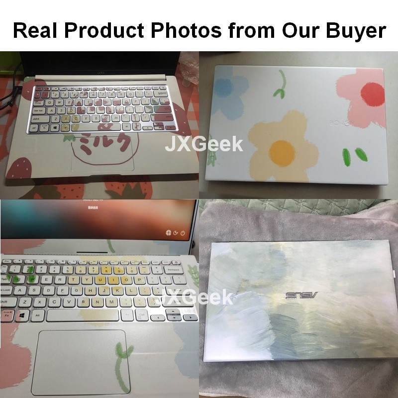 ↂSticker Laptop Asus 3 Sides Laptop Skins Asus Vivobook 14 S14 X409