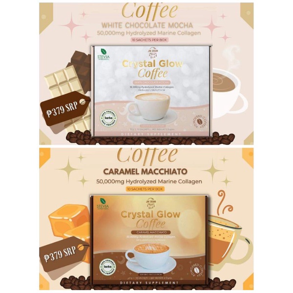 CRYSTAL GLOW COFFEE BY JRK DREAM (WHITE CHOCOLATE MOCHA AND