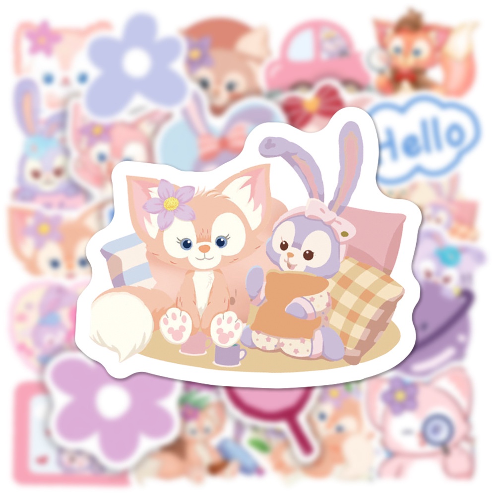 2022 NEW 50Pcs Stellalou Linabell Stickers Cartoon Cute Anime Sticker ...