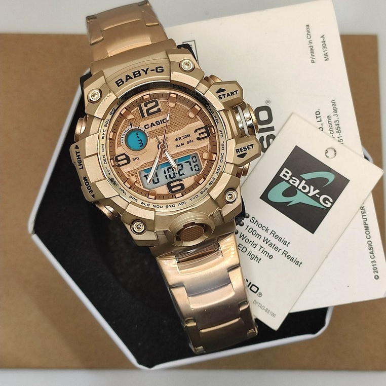 Rose gold baby g shock online watch