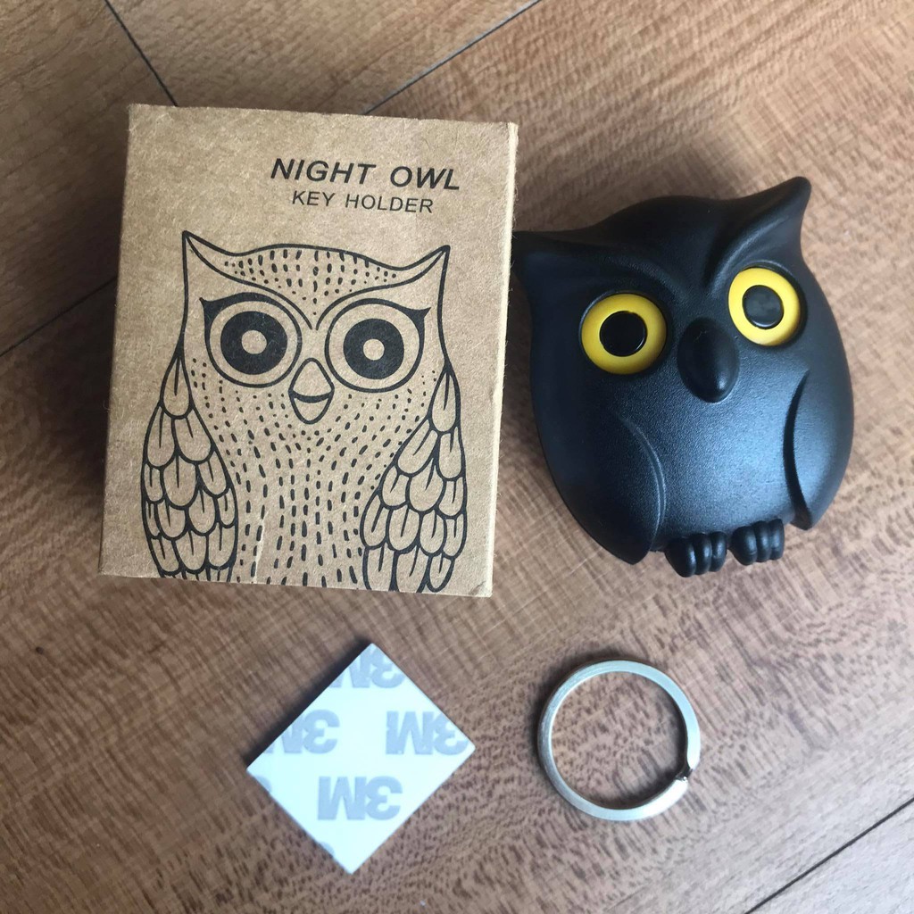 Owl Key Hanger Owl Keyring Holder Cute Wall-mounted Keychain Hanger Decorative Key Holder | Shopee Philippines